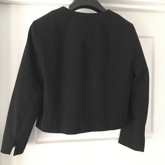 J Crew Cropped Collarless Jacket - Picture 4 of 5
